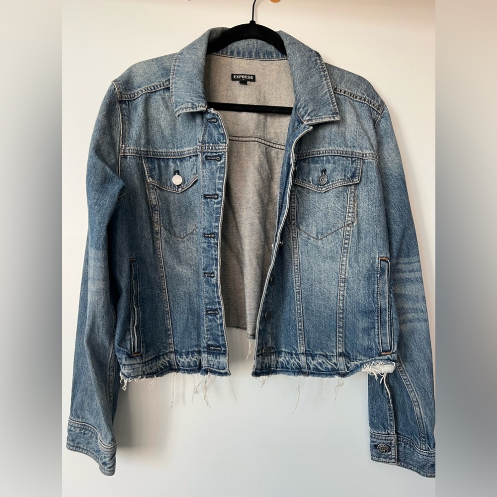 Cropped Jean Jacket